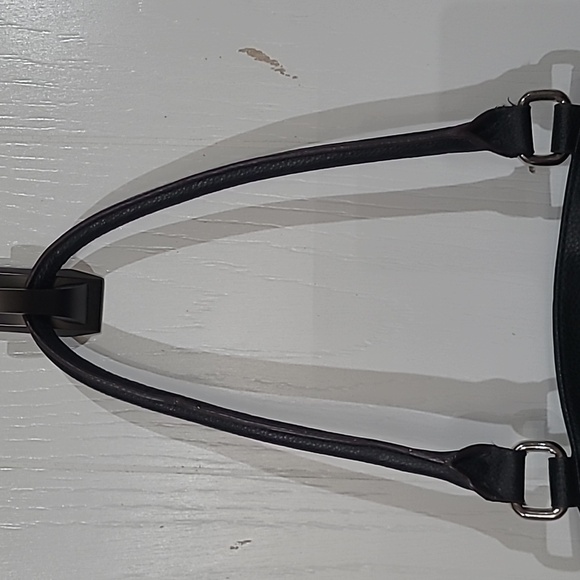 Tignanello Black Leather Shoulder Bag - Picture 10 of 11